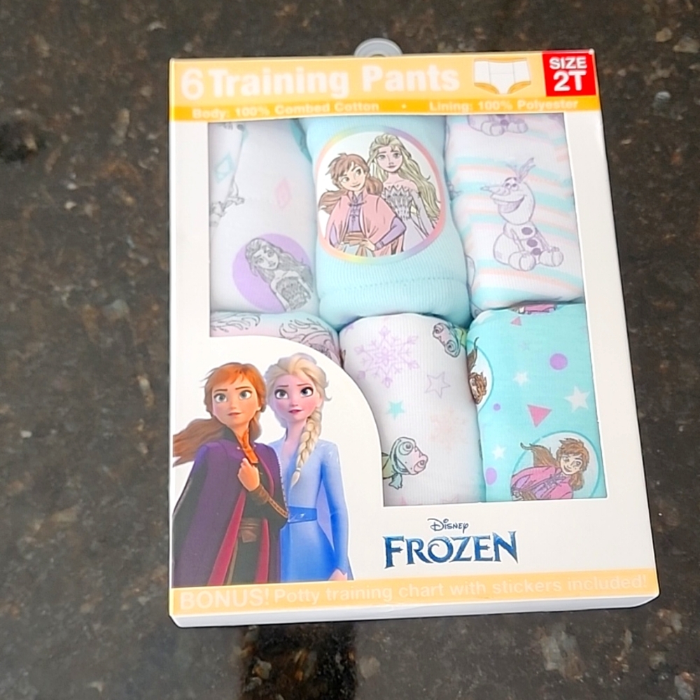 Pack of 6  Disney training pants, 100% combed  cotton, lining 100% polyester